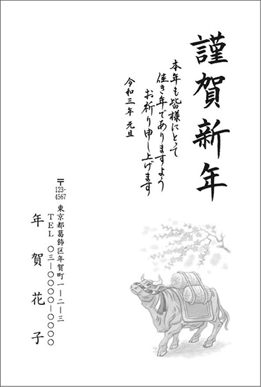 年賀状印刷 寅年 挨拶状印刷 状状ネット 東京葛飾