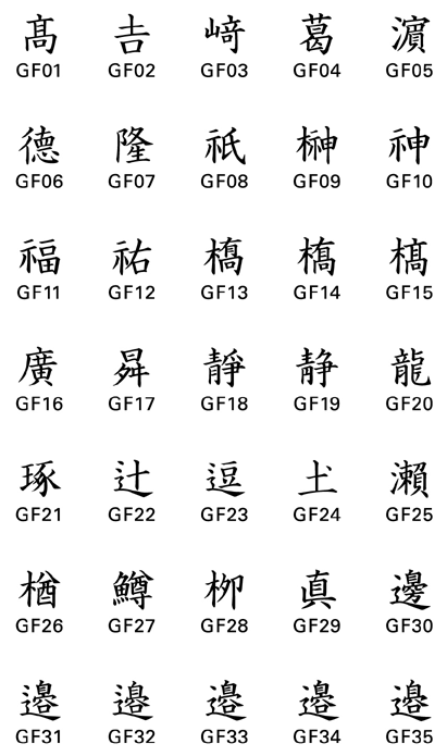 標準外字